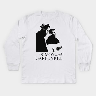 Simon & Garfunkel Kids Long Sleeve T-Shirt